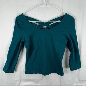 Charlotte Russe - Women’s Shirt - Small - Teal - Feminine